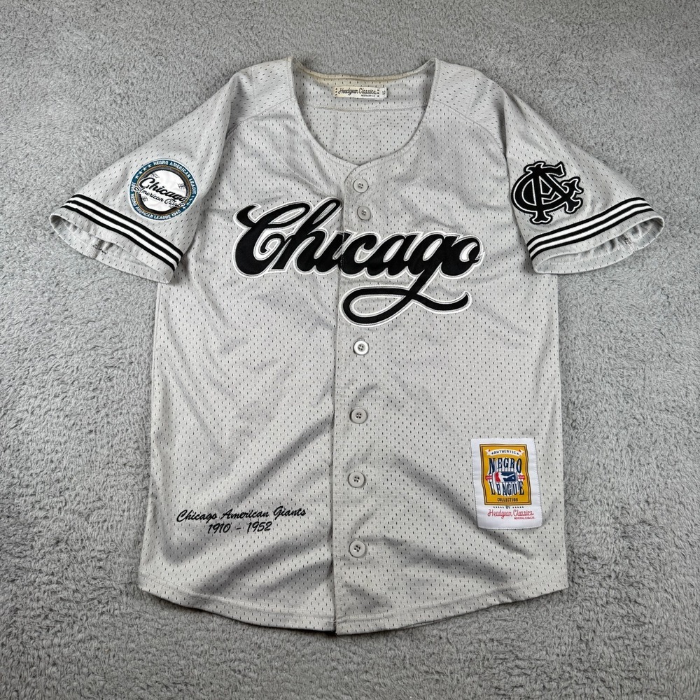 Headgear Classics Chicago American Giants Baseball Jersey #10 Mens‎ XS Negro